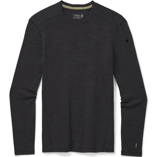 Smartwool Men's Merino 250 Baselayer Crew, Charcoal Heather, Large