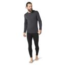 Smartwool Merino 250 Crew Mens Base Layer Top - Charcoal Heather