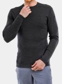 Smartwool Merino 250 Crew Mens Base Layer Top - Charcoal Heather
