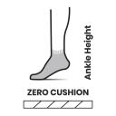 Smartwool Orange Rust Run Zero Cusion Ankle Socks XL