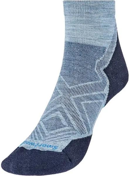 Smartwool Run Targeted Cushion Ankle Mens Socks - Mist Blue - L