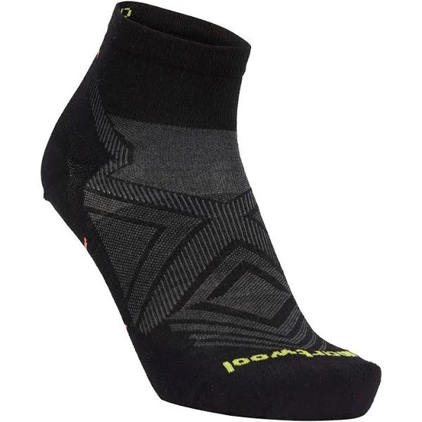 Smartwool Women's Run Zero Cushion Ankle Socks - Black