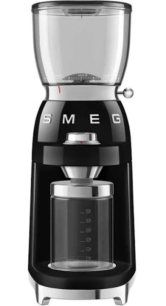 Smeg CGF01BLUK Coffee Grinder - Black - Retro