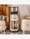 Smeg CGF01CREU Coffee Grinder. Cream