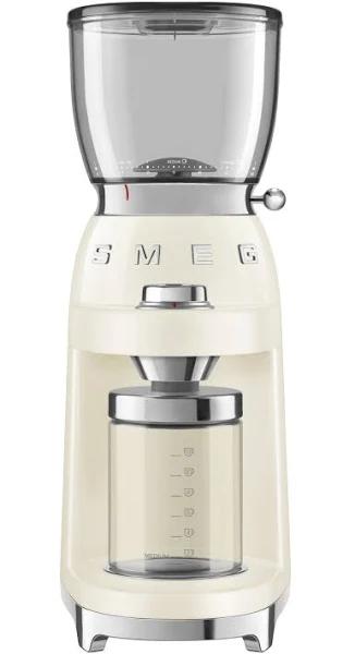 Smeg CGF01CREU Coffee Grinder. Cream