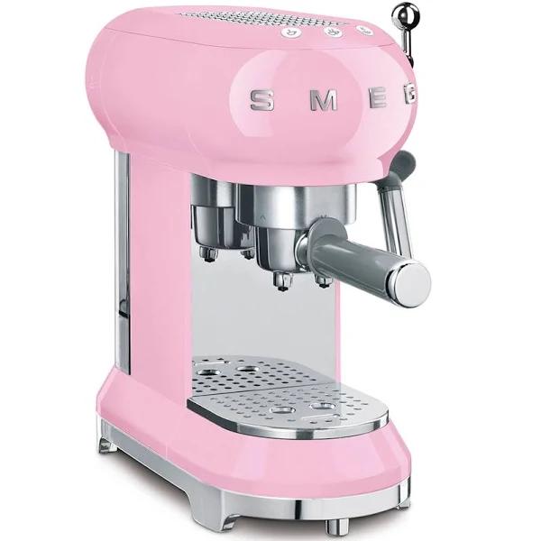 Smeg ECF01PKEU Espresso Machine. Pink