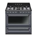 Smeg Range Cooker Electric / Gas Victoria TR90GR2 90 cm Slate Grey
