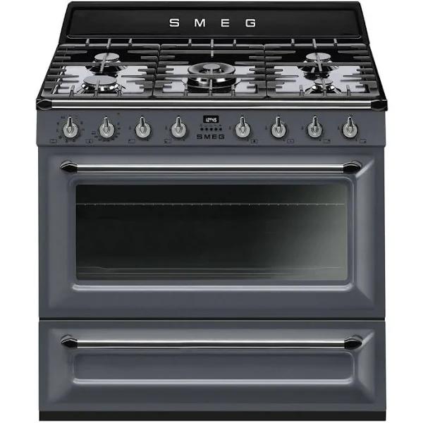 Smeg Range Cooker Electric / Gas Victoria TR90GR2 90 cm Slate Grey