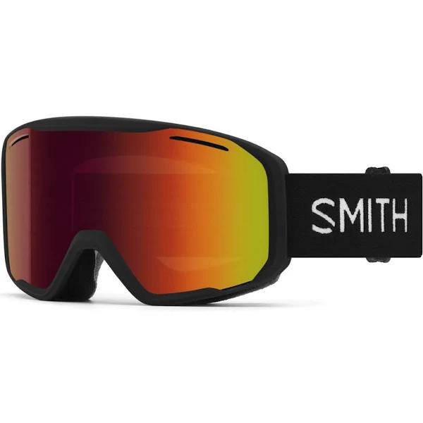 Smith Blazer Snow Goggle - Black - Red Sol-X Mirror Lens | Snow Goggles
