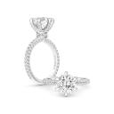 Snowball Lab Grown Engagement Ring | Armans Fine Jewellery 18ct Yellow Gold / 1.2ct
