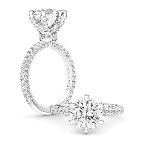 Snowball Lab Grown Engagement Ring | Armans Fine Jewellery 18ct Yellow Gold / 1.2ct