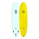 Softlite Chop Stick 7 0 Soft Surfboard Blue Deck/ Orange Slick