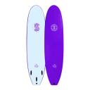 Softlite Chop Stick 7 0 Soft Surfboard Blue Deck/ Orange Slick