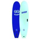 Softlite Soft Surfboards | Koolite 7'0 Softboard Ice Blue Deck / Fluro Red Slick