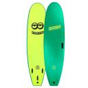 Softlite Soft Surfboards | Koolite 8'0 Softboard Jade Deck / Fluro Yellow Slick