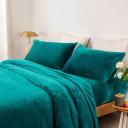 Softouch Thermal Super Warm Soft Microplush Sheet Set, Double / Teal