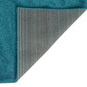 Solid Frieze 100cm x 160cm Turquoise Blue Area Rug