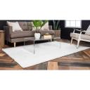 Solid Frieze 125cm x 185cm Snow White Area Rug
