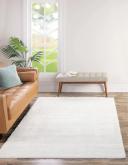 Solid Frieze 125cm x 185cm Snow White Area Rug