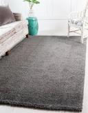 Solid Frieze 155cm x 235cm Gray Area Rug