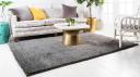 Solid Frieze 155cm x 235cm Gray Area Rug