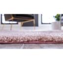 Solid Frieze 155cm x 235cm Pink Area Rug