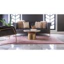 Solid Frieze 155cm x 235cm Pink Area Rug