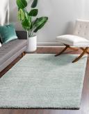 Solid Frieze 305cm x 400cm Light Blue Blue Large Area Rug