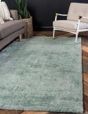 Solid Frieze 305cm x 400cm Light Blue Blue Large Area Rug