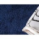 Solid Frieze 305cm x 429cm Navy Blue Blue Area Rug