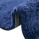 Solid Frieze 305cm x 429cm Navy Blue Blue Area Rug