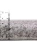 Solid Frieze 366cm x 366cm Round Gray Area Rug