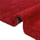 Solid Frieze 66cm x 95cm Red Accent Rug