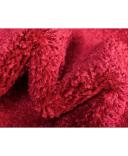 Solid Frieze 66cm x 95cm Red Accent Rug