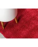 Solid Frieze 66cm x 95cm Red Accent Rug