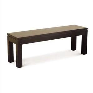 Solid Mahogany Timber 158cm Dining Bench - Chocolate