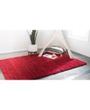 Solid Shag 160cm x 245cm Taupe Area Rug