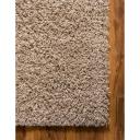 Solid Shag 160cm x 245cm Taupe Area Rug