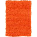Solid Shag 245cm x 245cm Square Tiger Orange Area Rug
