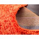 Solid Shag 245cm x 245cm Square Tiger Orange Area Rug
