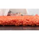 Solid Shag 245cm x 245cm Square Tiger Orange Area Rug