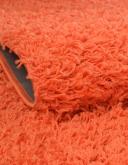 Solid Shag 245cm x 245cm Square Tiger Orange Area Rug