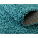 Solid Shag 66cm x 95cm Deep Aqua Blue Blue Accent Rug
