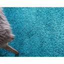 Solid Shag 66cm x 95cm Deep Aqua Blue Blue Accent Rug