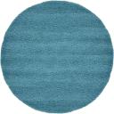 Solid Shag 66cm x 95cm Deep Aqua Blue Blue Accent Rug