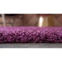 Solid Shag 76cm x 500cm Runner Eggplant Purple Purple Area Rug
