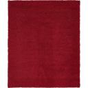 Solid Shag 76cm x 500cm Runner Eggplant Purple Purple Area Rug