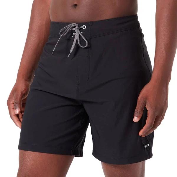 Solid Volley 17" Hurley Mens Boardshort Black