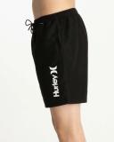 Solid Volley 17" Hurley Mens Boardshort Black