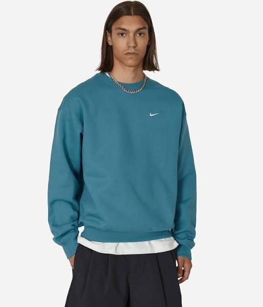 Solo Swoosh Crewneck Sweatshirt Noise Aqua - L